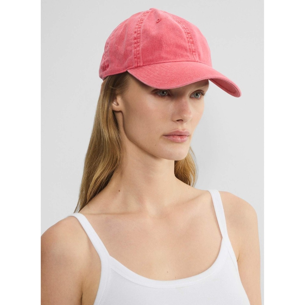 Aritzia Tna MVP Baseball Hat Cherry Red Adjustable Cotton Twill Dad Cap